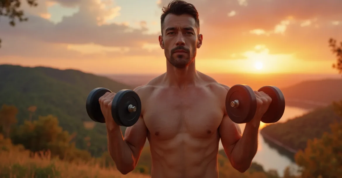 Утренняя зарядка на рассвете