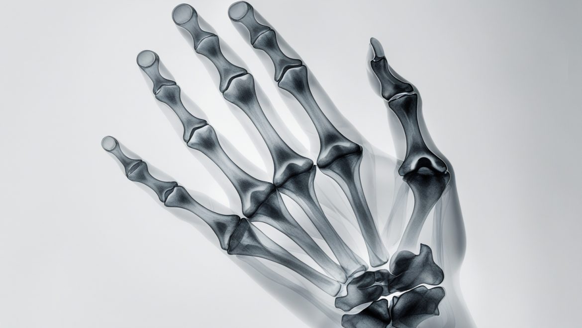 Короткие кости запястья и стопы на рентгеновском снимке