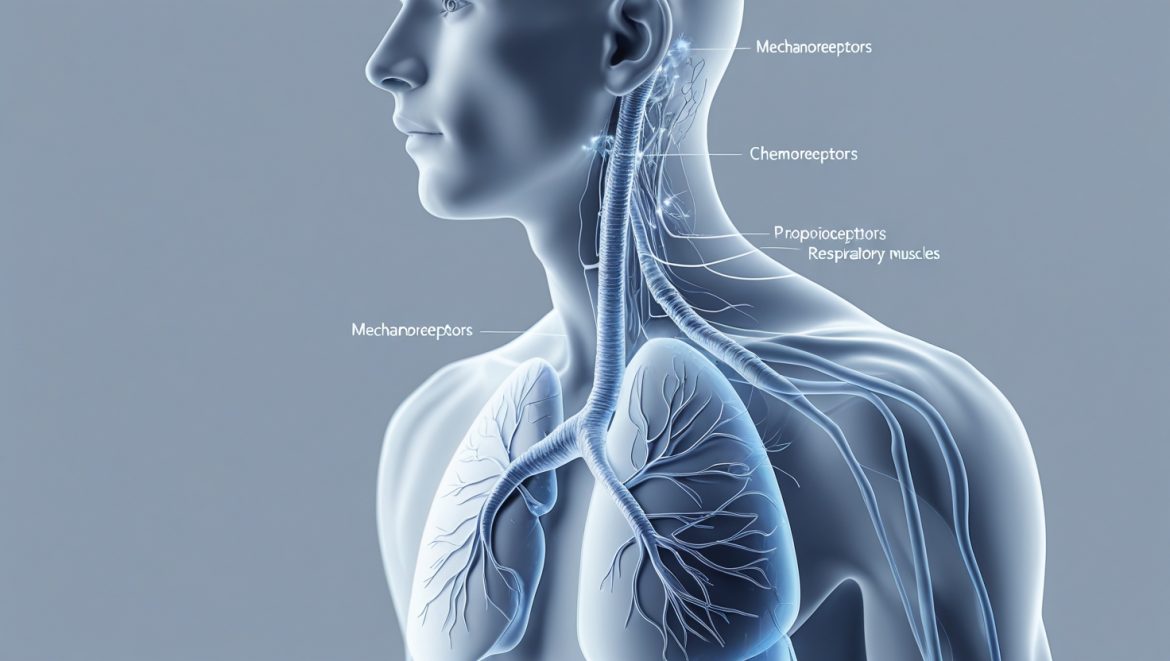Рецепторный аппарат дыхательной системы: механорецепторы легких, хеморецепторы каротидных телец и центральные хеморецепторы продолговатого мозга