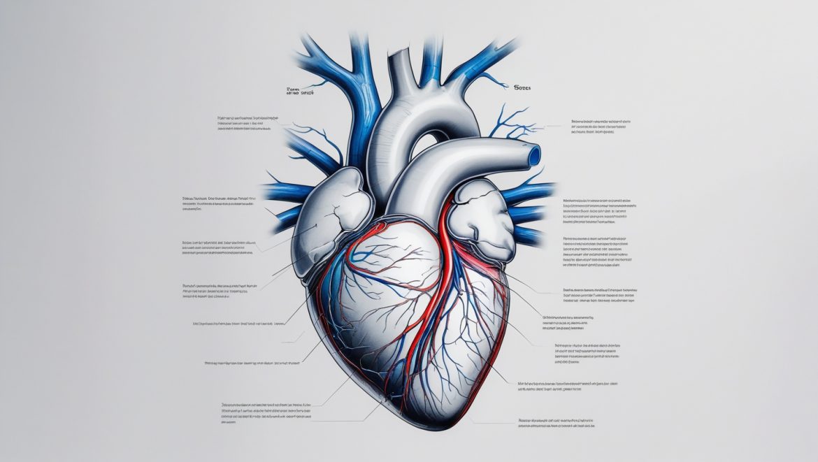 Медицинская иллюстрация влияния стресса на сердечно-сосудистую систему