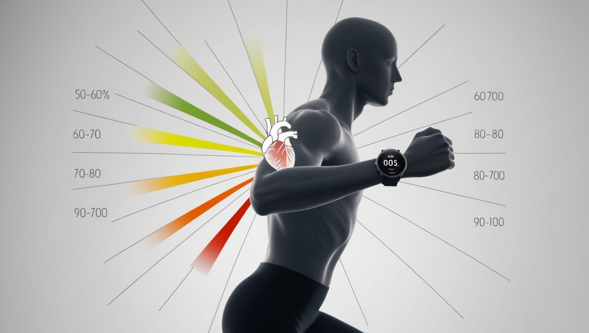 Пульсовые зоны тренировок с разными цветовыми обозначениями и показателями ЧСС для эффективных тренировок и здоровья
