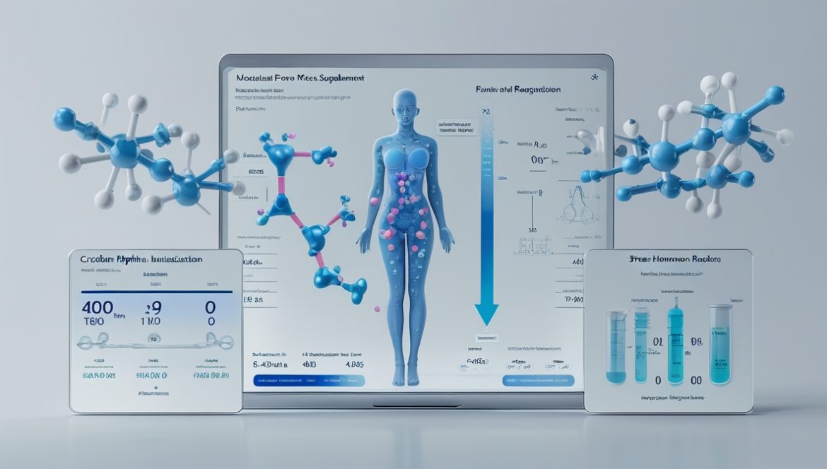 БАД Molecular Force для женского здоровья с натуральными компонентами пажитника и зеленого чая