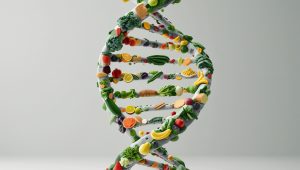 Эпигенетическая лаборатория с ДНК моделями и здоровым образом жизни