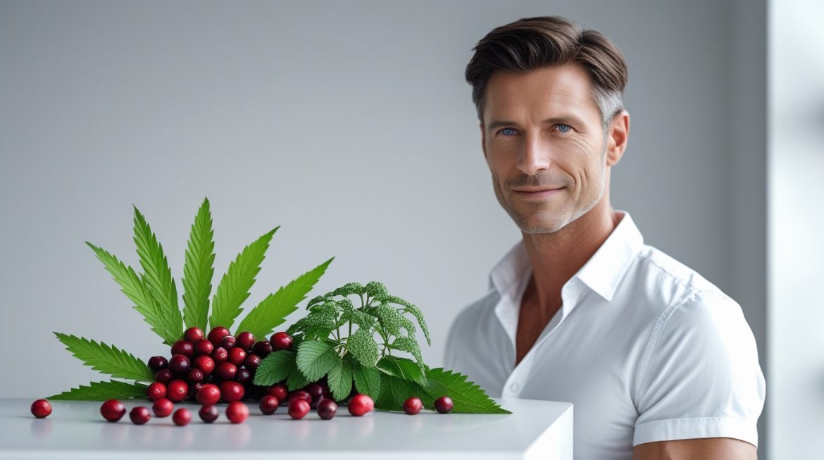 Натуральные компоненты комплекса Molecular Force для мужского здоровья простаты клюква крапива