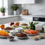 Планировщик здоровых перекусов по времени дня с продуктами питания