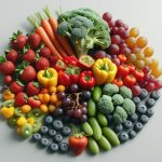 Радужное меню планировщик здорового питания по цветам продуктов
