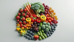 Радужное меню планировщик здорового питания по цветам продуктов