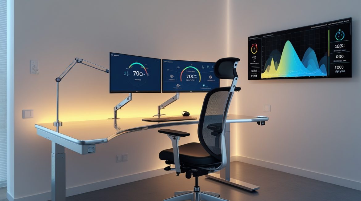 Эргономичное рабочее место в домашнем офисе с правильной организацией пространства и освещением