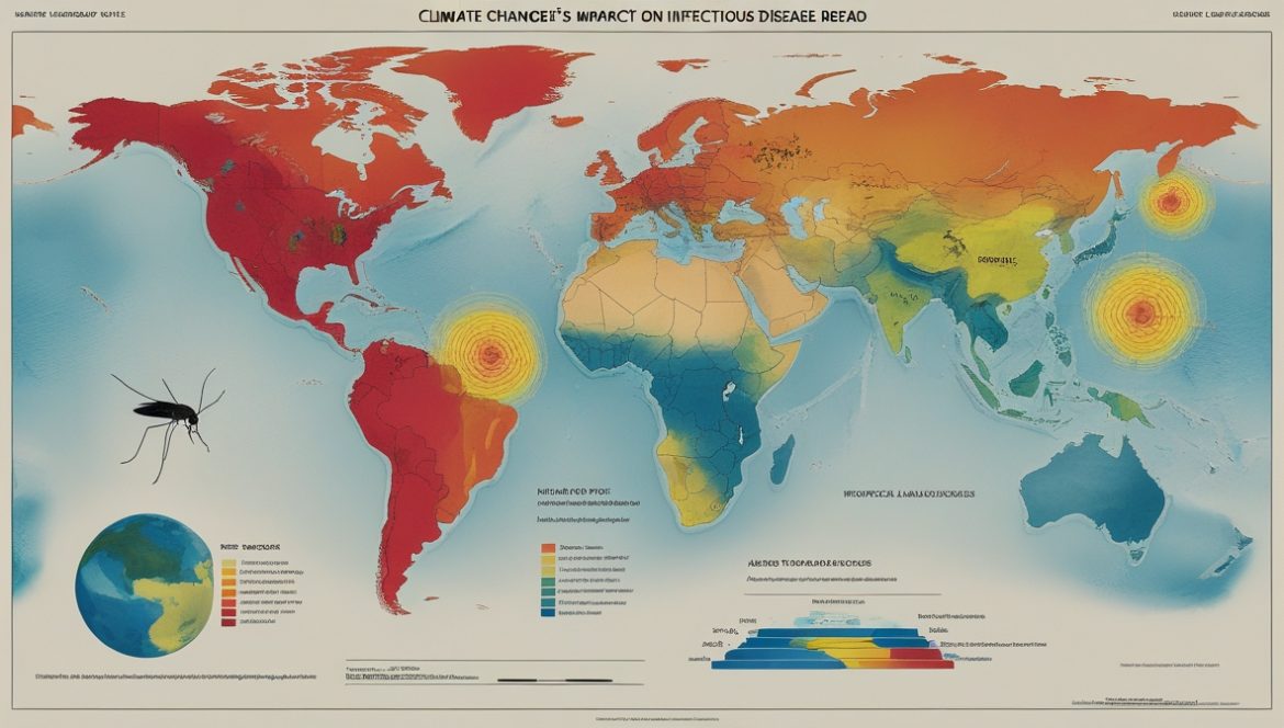 связь между изменением климата и распространением инфекционных заболеваний с медицинскими данными о климат-зависимых инфекциях