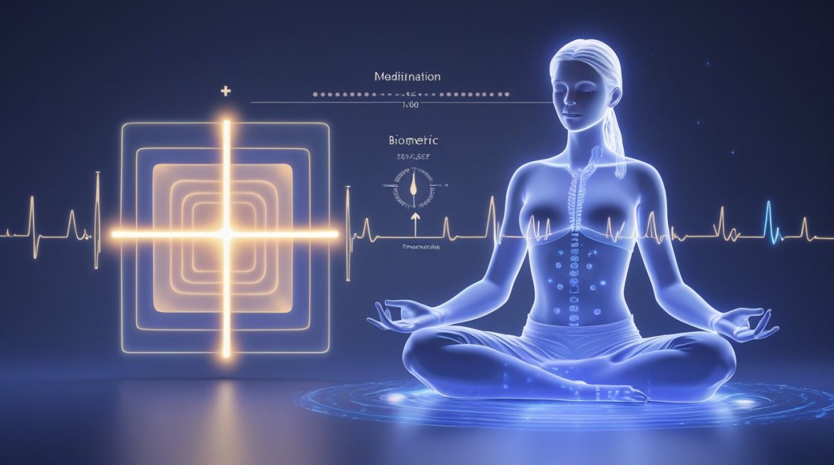 Женщина практикует технику боксового дыхания перед сном для борьбы с бессонницей в спокойной спальне