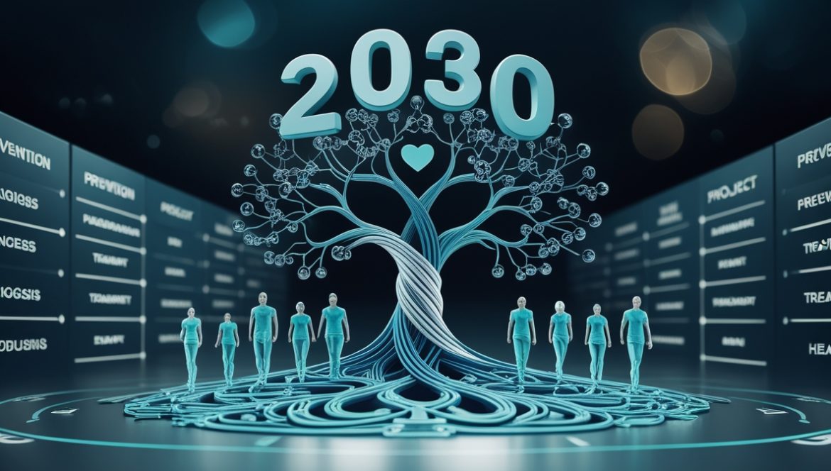 Современная медицинская клиника с врачом и цифровыми технологиями в рамках национального проекта Продолжительная и активная жизнь