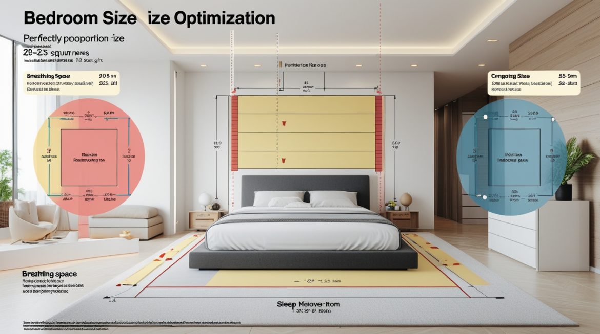 Просторная светлая спальня с оптимальными размерами и естественным освещением для качественного здорового сна