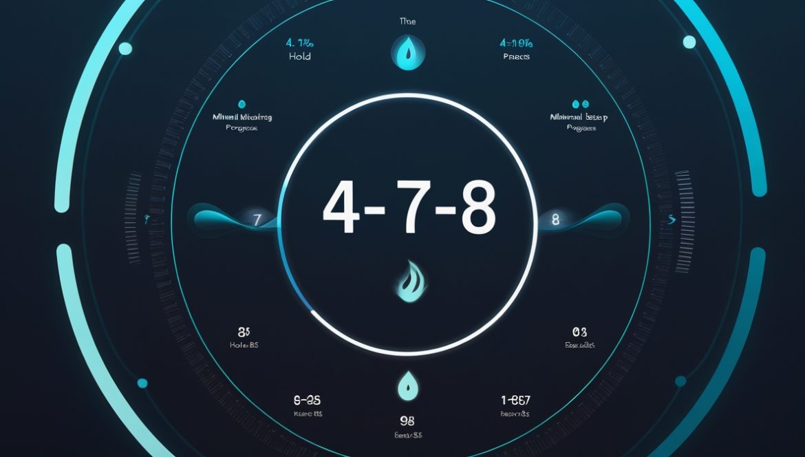 Женщина практикует технику дыхания 4-7-8 для быстрого засыпания в спальне