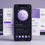 Трекер эмоций с рекомендациями - Человек отслеживает эмоции в дневнике настроения для улучшения психологического здоровья