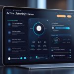Тренажер активного слушания, Человек в наушниках практикует навыки активного слушания и эффективной коммуникации