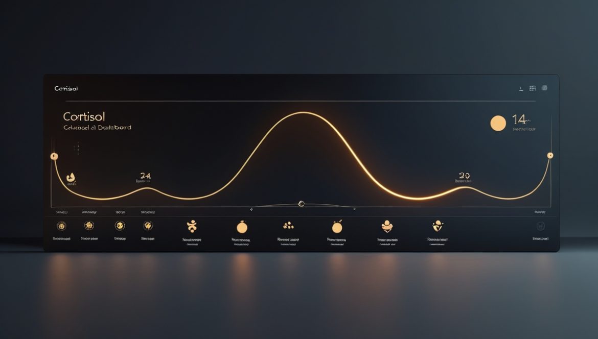 Утреннее пробуждение с энергией и бодростью — иллюстрация нормального циркадного ритма кортизола