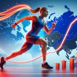 Участники государственной программы Спорт России занимаются физической культурой на современном спортивном объекте - бег, тренировки, здоровый образ жизни