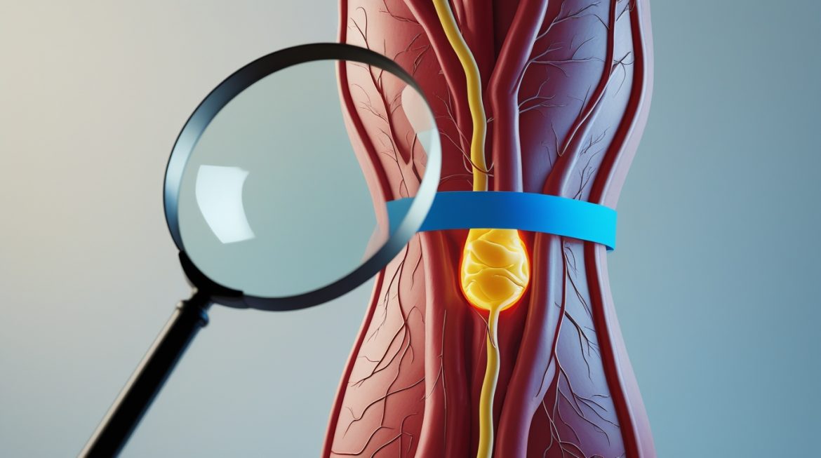 Диагностика аневризмы аорты врачом, анатомическая модель сердечно-сосудистой системы