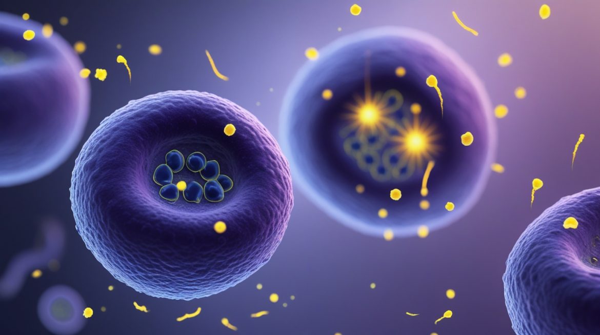 Базофилы в анализе крови под микроскопом - диагностика уровня базофилов в лаборатории