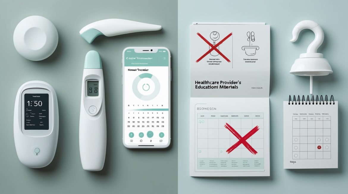 Женщина измеряет базальную температуру для естественного планирования семьи