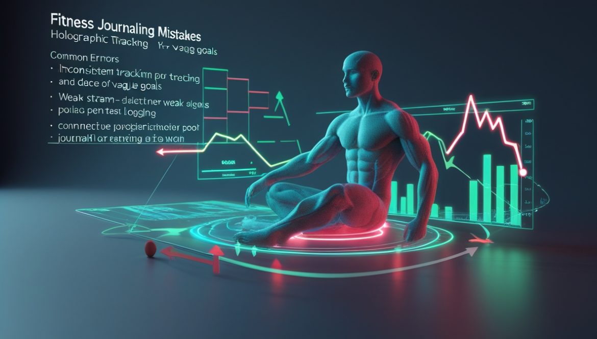 Человек ведет фитнес-дневник в спортзале, записывая результаты тренировки