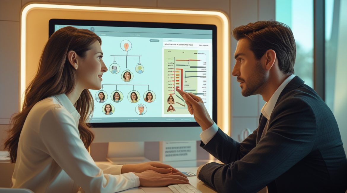 Семья демонстрирующая генетическое разнообразие и наследственные особенности