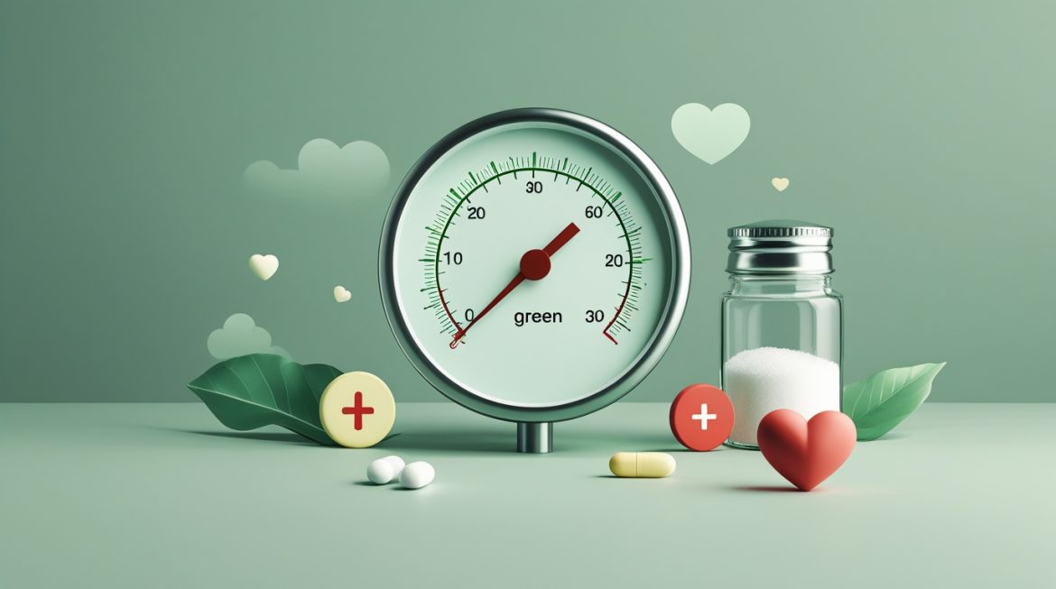 Мужчина измеряет артериальное давление при гипертоническом кризе