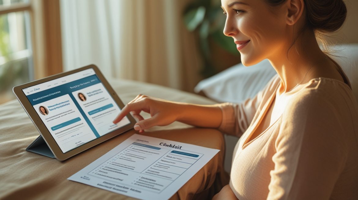 Консультация женщины у врача гинеколога в медицинском кабинете