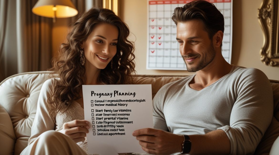 Консультация врача с беременной женщиной после 35 лет в медицинском кабинете