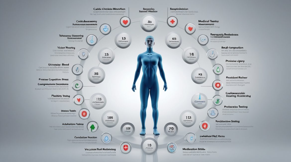 Врач проводит медицинскую консультацию перед началом тренировок в современной клинике 