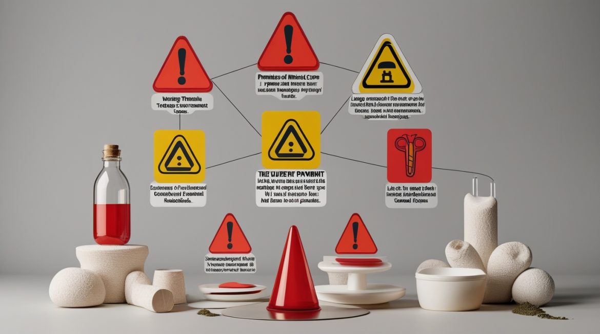 Консультация врача об опасностях альтернативной медицины с предупреждающими знаками