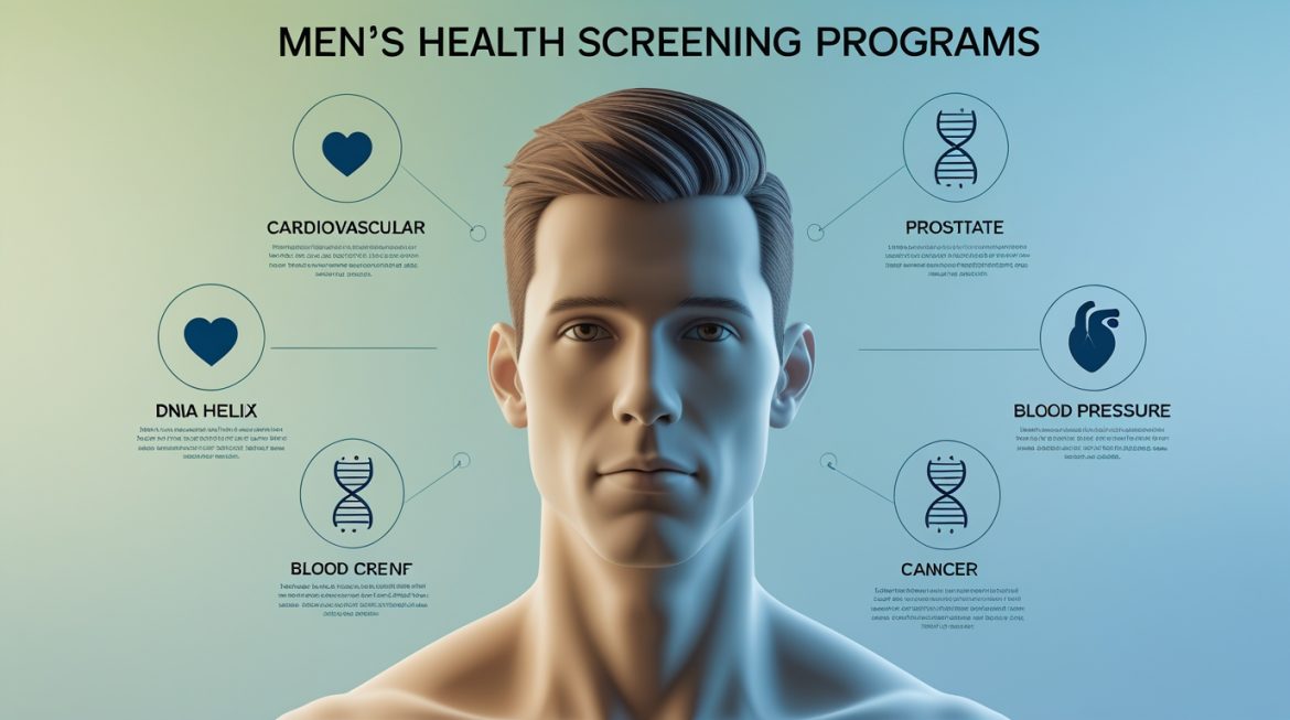 Мужчина на профилактическом медицинском осмотре у врача для скрининга здоровья