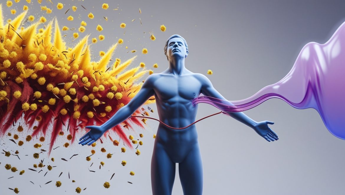 Человек с острой аллергической реакцией на пыльцу нуждается в экстренной помощи 