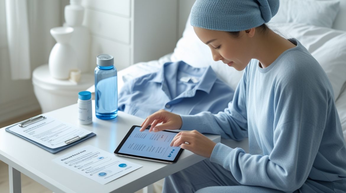 Врач проводит консультацию пациента перед комплексным медицинским обследованием в современной клинике