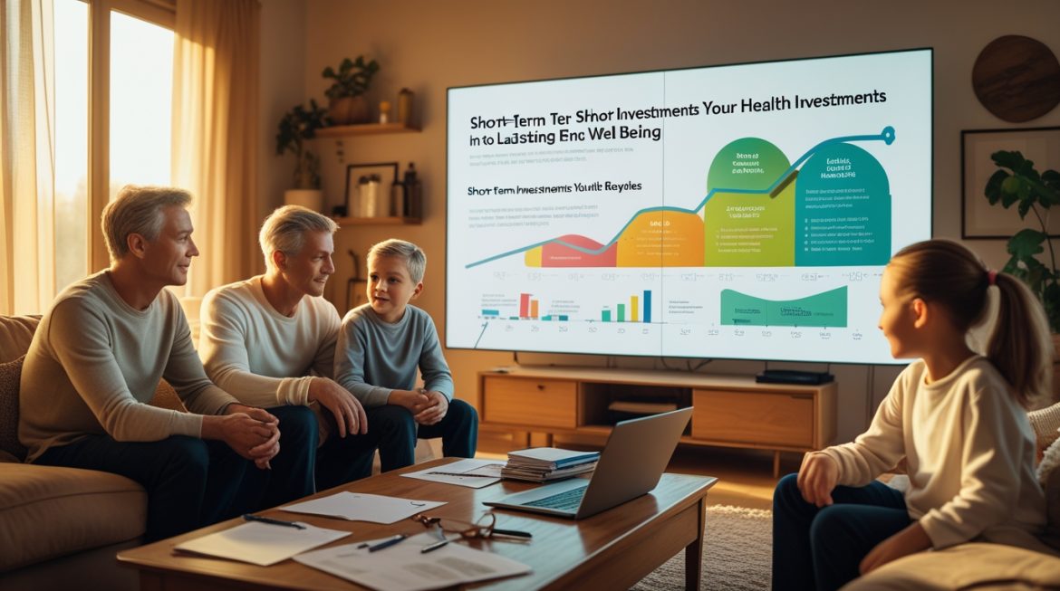 Счастливая семья инвестирует в здоровье через совместную физическую активность и здоровый образ жизни