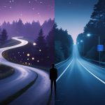 Человек перед выбором между интуитивным и рациональным стилем принятия решений