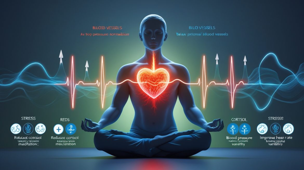 Человек практикует трансцендентальную медитацию для здоровья сердца и сосудов