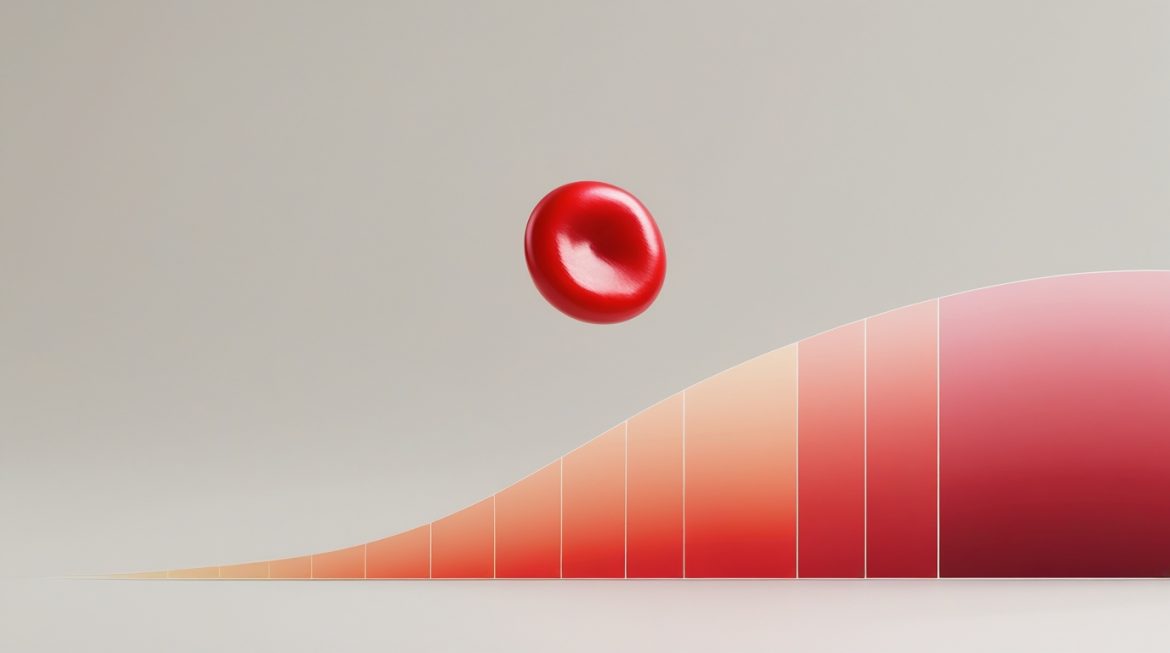 Цветовой показатель крови - микроскопическое изображение эритроцитов разной насыщенности гемоглобином
