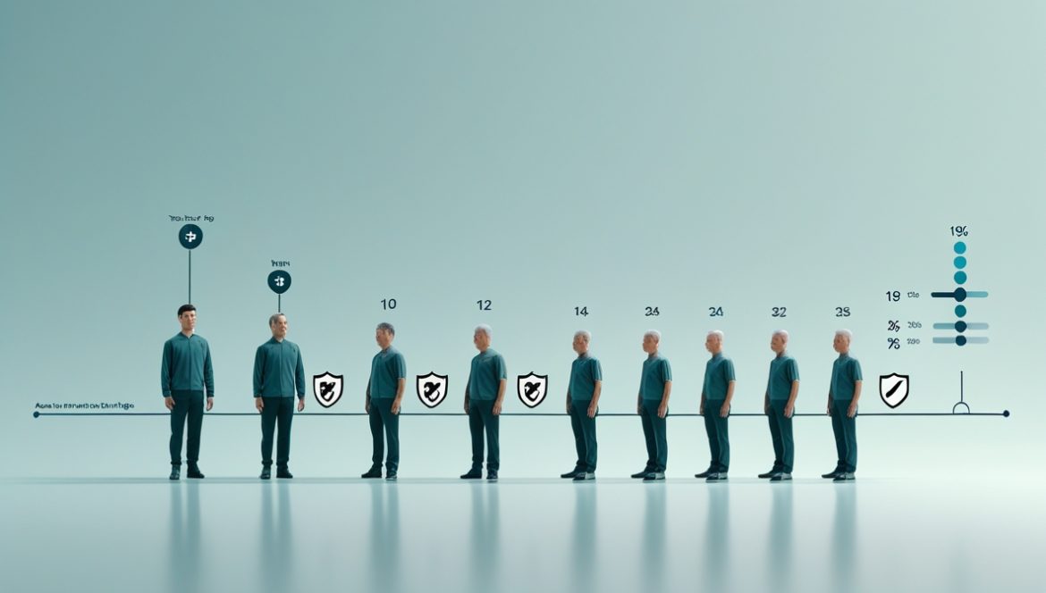 Здоровый мужчина в возрасте демонстрирует активность и энергию, символизируя успешное преодоление андропаузы