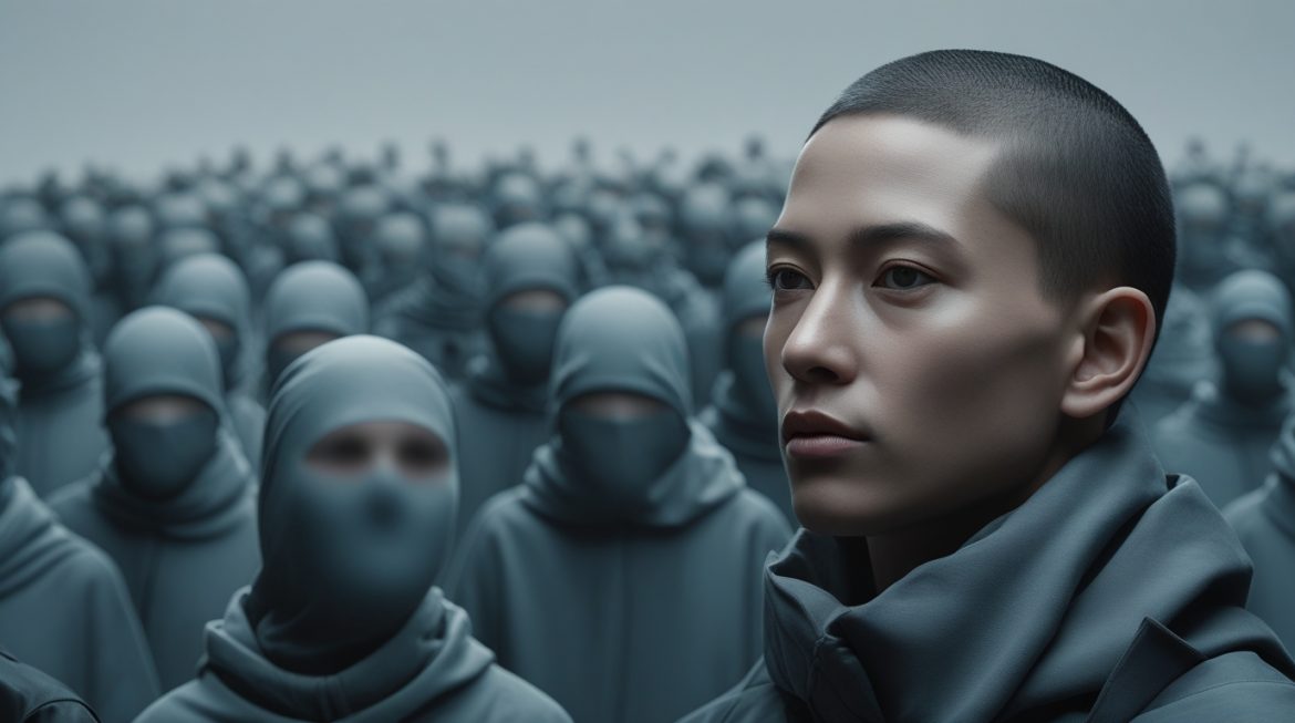 Человек сохраняет индивидуальность в толпе, концепция деиндивидуализации и личной автономности