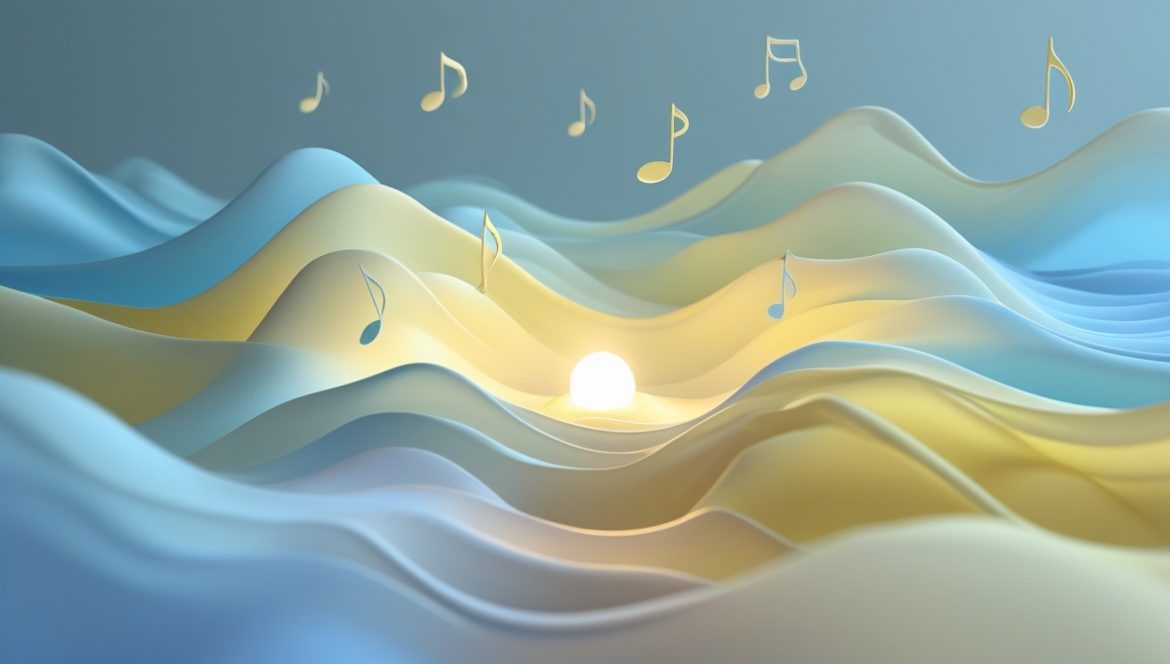 Мама поет колыбельную новорожденному малышу в уютной детской комнате