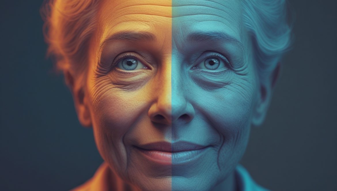 Счастливая женщина на природе демонстрирует оптимизм и радость жизни