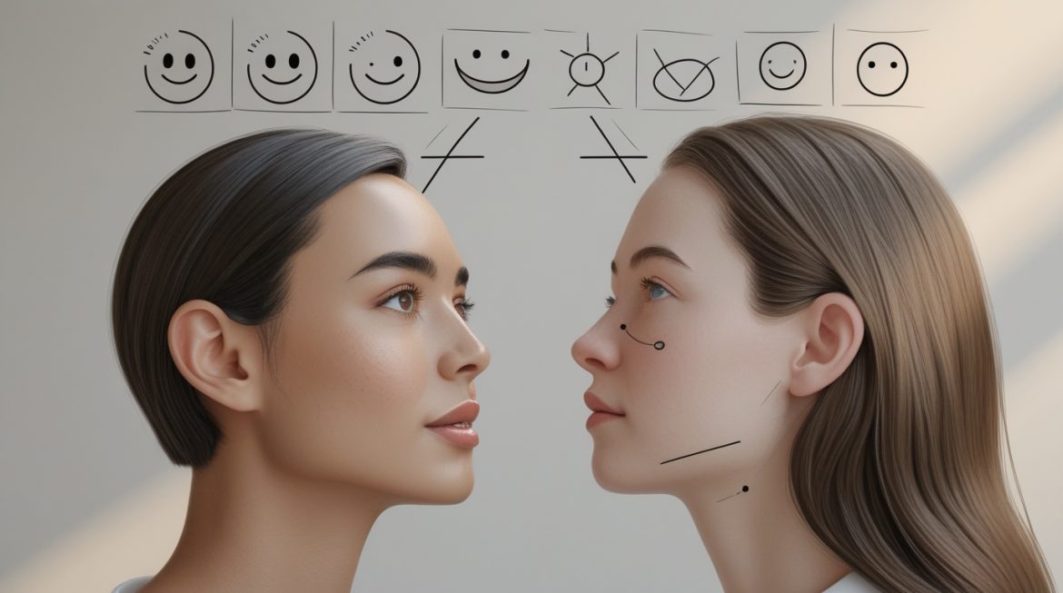 Женщина в деловом костюме протягивает руку для рукопожатия, демонстрируя уверенное первое впечатление