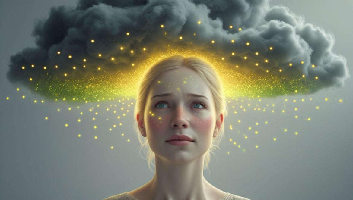 Человек испытывает позитивные эмоции для борьбы со стрессом в естественной обстановке