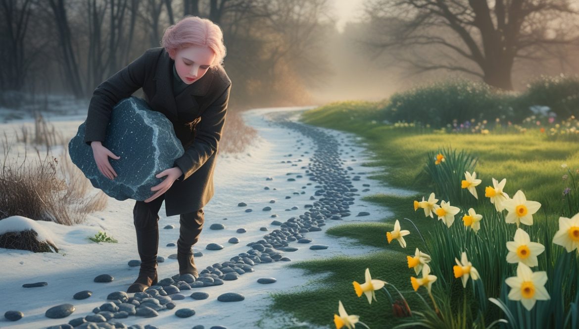 Человек в момент размышления у окна, символизирующий процесс исцеления и поиска смысла после потери близкого