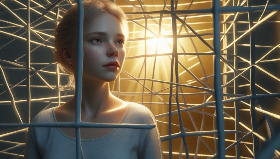 Человек в размышлении, практикующий сократовский диалог для работы с убеждениями