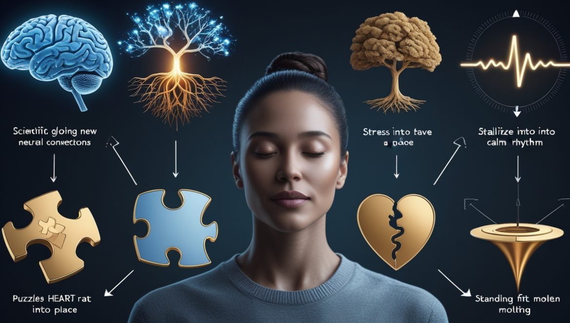 Человек практикует защитный оптимизм на природе для борьбы со стрессом 