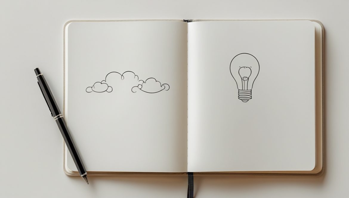 Женщина ведет дневник мыслей для улучшения психологического здоровья и саморефлексии