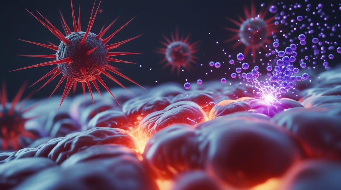 Разнообразные продукты богатые антиоксидантами включая ягоды овощи фрукты орехи и зеленый чай для защиты от свободных радикалов