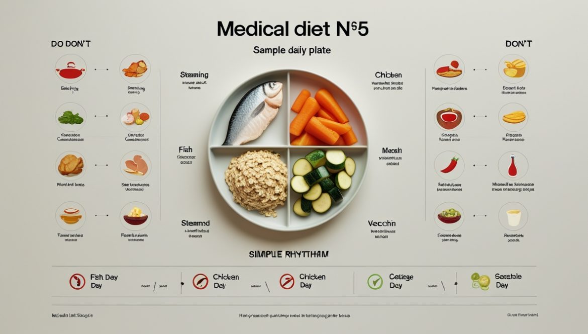 Диета номер 5 для здоровья печени и желчного пузыря - лечебное питание